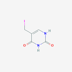 molecular formula C5H5IN2O2 B13997402 5-(iodomethyl)-1H-pyrimidine-2,4-dione CAS No. 4874-38-8
