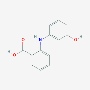 molecular formula C13H11NO3 B13997425 N-(m-Hydroxyphenyl)anthranilic acid CAS No. 21003-78-1