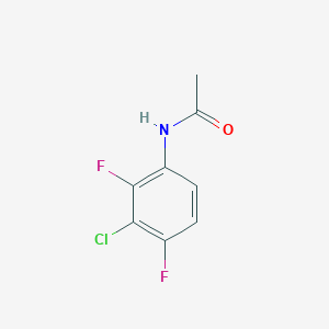 molecular formula C8H6ClF2NO B13997444 n-(3-Chloro-2,4-difluorophenyl)acetamide CAS No. 322-34-9