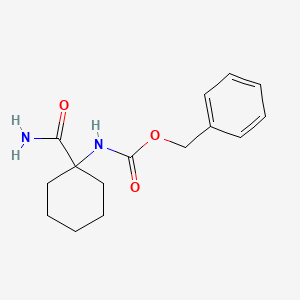 molecular formula C15H20N2O3 B13997459 Benzyl (1-carbamoylcyclohexyl)carbamate 