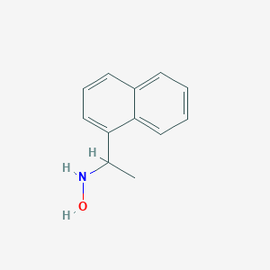 molecular formula C12H13NO B139975 N-(1-萘-1-基-乙基)-羟胺 CAS No. 127104-25-0