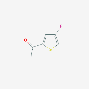 molecular formula C6H5FOS B13997561 1-(4-Fluoro-2-thienyl)ethanone 