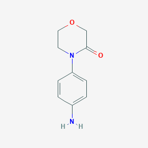 B139978 4-(4-Aminophenyl)morpholin-3-one CAS No. 438056-69-0