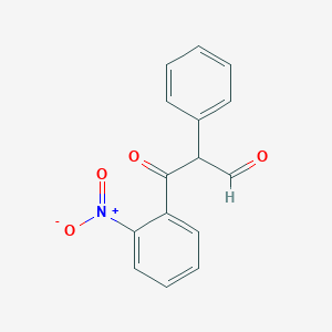 molecular formula C15H11NO4 B13997812 3-(2-Nitrophenyl)-3-oxo-2-phenylpropanal CAS No. 69511-72-4