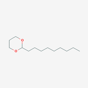 molecular formula C13H26O2 B13997852 2-Nonyl-1,3-dioxane CAS No. 6413-70-3