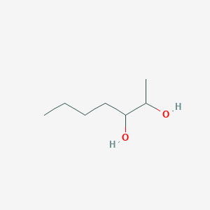 molecular formula C7H16O2 B13998009 Heptane-2,3-diol CAS No. 21508-07-6
