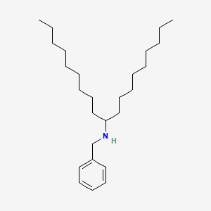 molecular formula C26H47N B13998084 N-benzylnonadecan-10-amine CAS No. 3241-25-6
