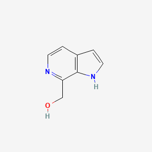 molecular formula C8H8N2O B1399815 1H-pyrrolo[2,3-c]pyridin-7-ylmethanol CAS No. 1379526-98-3