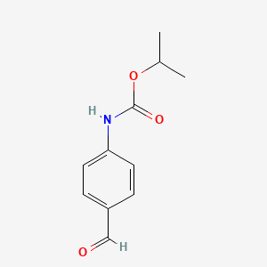 molecular formula C11H13NO3 B13998278 Propan-2-yl (4-formylphenyl)carbamate CAS No. 20131-88-8