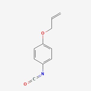 molecular formula C10H9NO2 B13998411 Benzene, 1-isocyanato-4-(2-propenyloxy)- CAS No. 2487-97-0