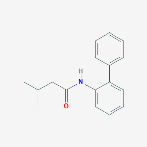 molecular formula C17H19NO B13998422 n-(Biphenyl-2-yl)-3-methylbutanamide CAS No. 5439-23-6