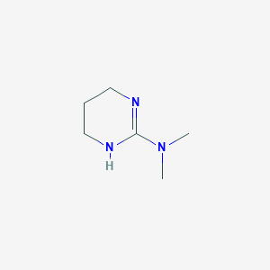 molecular formula C6H13N3 B13998426 N,N-dimethyl-1,4,5,6-tetrahydropyrimidin-2-amine CAS No. 35394-41-3