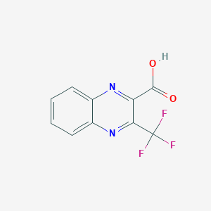 molecular formula C10H5F3N2O2 B1399851 3-(Trifluoromethyl)quinoxaline-2-carboxylic acid CAS No. 1142190-60-0