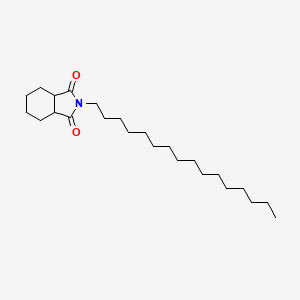 molecular formula C24H43NO2 B13998542 2-Hexadecylhexahydro-1h-isoindole-1,3(2h)-dione CAS No. 6624-15-3