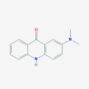 molecular formula C15H14N2O B13998585 2-(dimethylamino)-10H-acridin-9-one CAS No. 27143-65-3