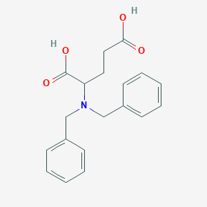 molecular formula C19H21NO4 B13998594 N,N-Dibenzylglutamic acid CAS No. 14464-18-7