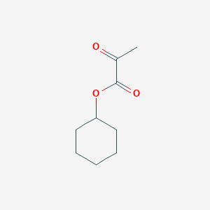 molecular formula C9H14O3 B13998672 Cyclohexyl 2-oxopropanoate CAS No. 6963-43-5