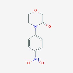 B139987 4-(4-Nitrophenyl)morpholin-3-one CAS No. 446292-04-2