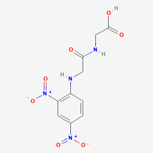 molecular formula C10H10N4O7 B13998760 N-(2,4-Dinitrophenyl)glycylglycine CAS No. 26227-87-2