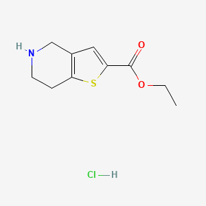 B1399880 Ethyl 4,5,6,7-tetrahydrothieno[3,2-c]pyridine-2-carboxylate hydrochloride CAS No. 1211511-50-0
