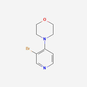 molecular formula C9H11BrN2O B1399883 4-(3-Bromopyridin-4-yl)morpholine CAS No. 200064-39-7