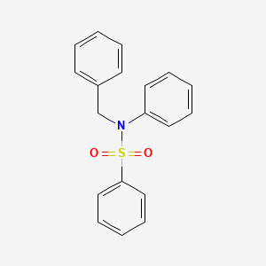 molecular formula C19H17NO2S B13998830 n-Benzyl-n-phenylbenzenesulfonamide CAS No. 1096-43-1