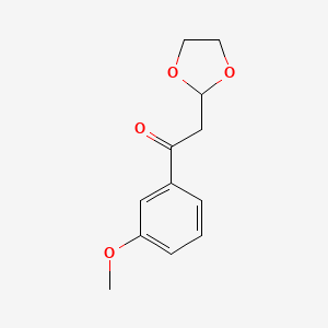 2-(1,3-Dioxolan-2-yl)-1-(3-methoxy-phenyl)-ethanone
