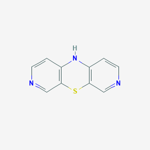molecular formula C10H7N3S B13998883 2-thia-5,9,13-triazatricyclo[8.4.0.03,8]tetradeca-1(10),3(8),4,6,11,13-hexaene CAS No. 262-01-1