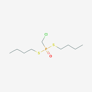 molecular formula C9H20ClOPS2 B13998953 S,S-dibutyl (chloromethyl)phosphonodithioate CAS No. 90796-06-8