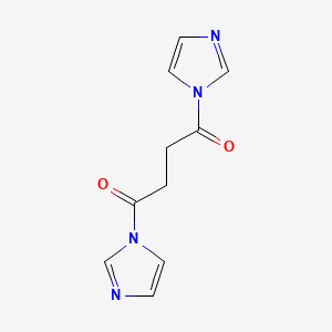 molecular formula C10H10N4O2 B13998961 1,4-Diimidazol-1-ylbutane-1,4-dione CAS No. 83329-71-9