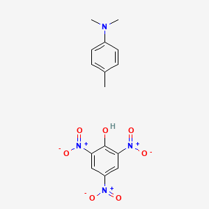 molecular formula C15H16N4O7 B13998992 N,N,4-trimethylaniline;2,4,6-trinitrophenol CAS No. 2739-03-9