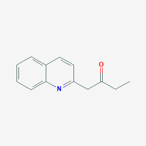 molecular formula C13H13NO B13999032 1-(Quinolin-2-yl)butan-2-one CAS No. 1531-31-3