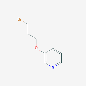 molecular formula C8H10BrNO B1399924 3-(3-Bromopropoxy)pyridine CAS No. 1024602-98-9