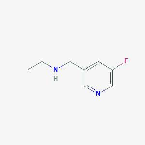 molecular formula C8H11FN2 B1399929 Ethyl[(5-fluoropyridin-3-yl)methyl]amine CAS No. 1199774-03-2