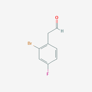 2-(2-Bromo-4-fluorophenyl)acetaldehyde