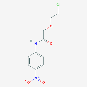 molecular formula C10H11ClN2O4 B139994 2-(2-chloroethoxy)-N-(4-nitrophenyl)acetamide CAS No. 811450-82-5