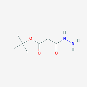 molecular formula C7H14N2O3 B13999512 Tert-butyl 3-hydrazinyl-3-oxopropanoate 