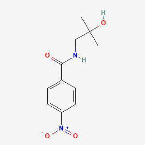 molecular formula C11H14N2O4 B13999520 n-(2-Hydroxy-2-methylpropyl)-4-nitrobenzamide CAS No. 32158-96-6