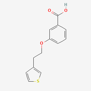 3-[2-(Thiophen-3-yl)ethoxy]benzoic acid