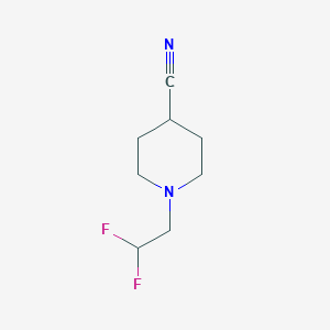 1-(2,2-Difluoroethyl)piperidine-4-carbonitrile