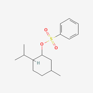 molecular formula C16H24O3S B13999664 5-Methyl-2-(propan-2-yl)cyclohexyl benzenesulfonate CAS No. 93157-15-4