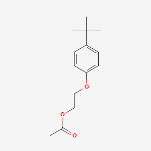 molecular formula C14H20O3 B13999666 2-(4-Tert-butylphenoxy)ethyl acetate CAS No. 6807-12-1