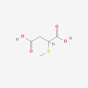 molecular formula C5H8O4S B13999761 2-(Methylthio)succinic acid CAS No. 22119-05-7