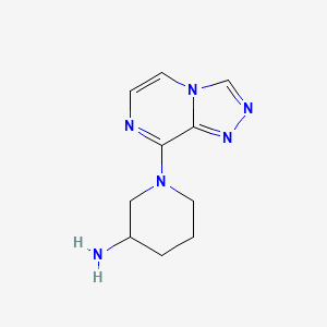 1-([1,2,4]Triazolo[4,3-a]pyrazin-8-yl)piperidin-3-amine
