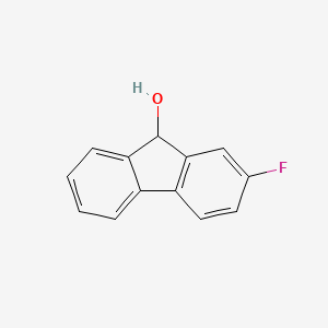 molecular formula C13H9FO B13999875 2-Fluoro-9h-fluoren-9-ol CAS No. 343-00-0