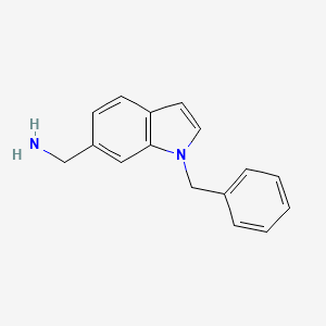 (1-Benzyl-1H-indol-6-yl)methanamine