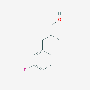 3-(3-Fluorophenyl)-2-methylpropan-1-ol