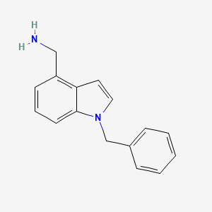 (1-Benzyl-1H-indol-4-yl)methanamine