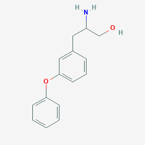 molecular formula C15H17NO2 B14000166 (S)-2-Amino-3-(3-phenoxyphenyl)propan-1-ol 