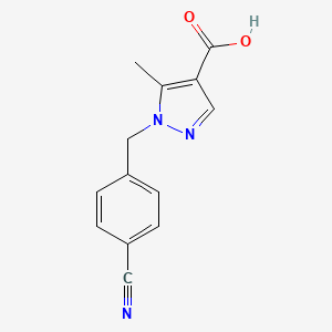 1-(4-Cyanobenzyl)-5-methyl-1H-pyrazole-4-carboxylic acid